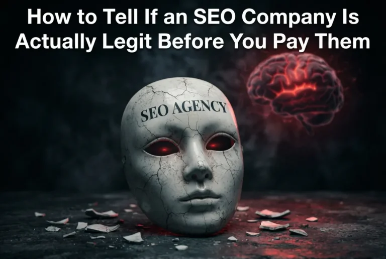 How to Tell If an SEO Company Is Actually Legit Before You Pay Them